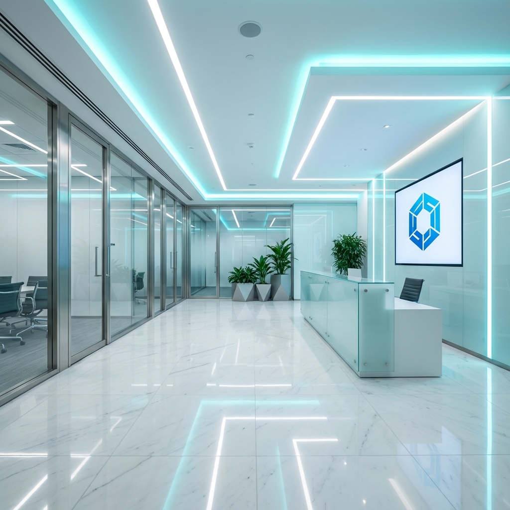 Modern office cleaning